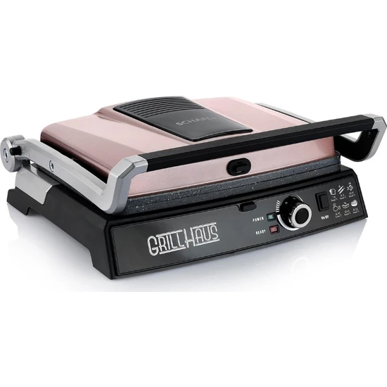 Schafer Grill Haus Rose Gold 2000 W Granit Tost Makinesi