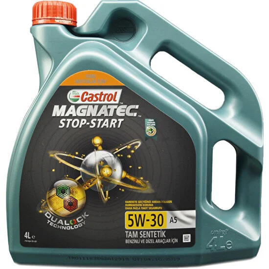 Castrol Magnatec Stop-Start 5W-30 A5 4 Litre Motor Yağı ( Üretim Yılı: 2023 )
