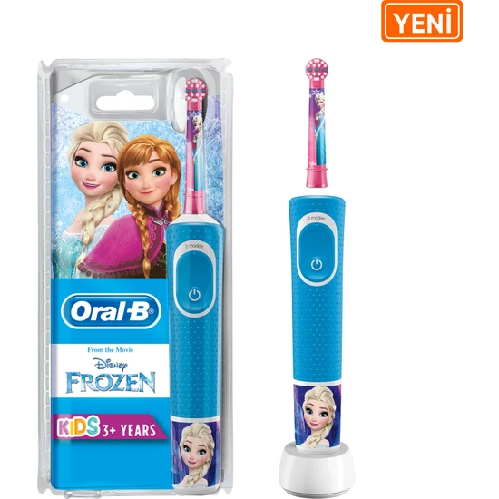 Oral-B D100 Vitality Frozen Özel Seri Çocuklar İçin Şarj Edilebilir Diş Fırçası