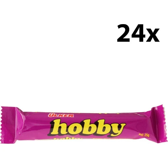 Ülker Hobby Fındıklı Çikolata 25 Gr - 24'lü