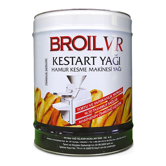 Petroyağ Broil VR Kestart Yağı Hamur Kesme Makinesi Yağı 15 kg