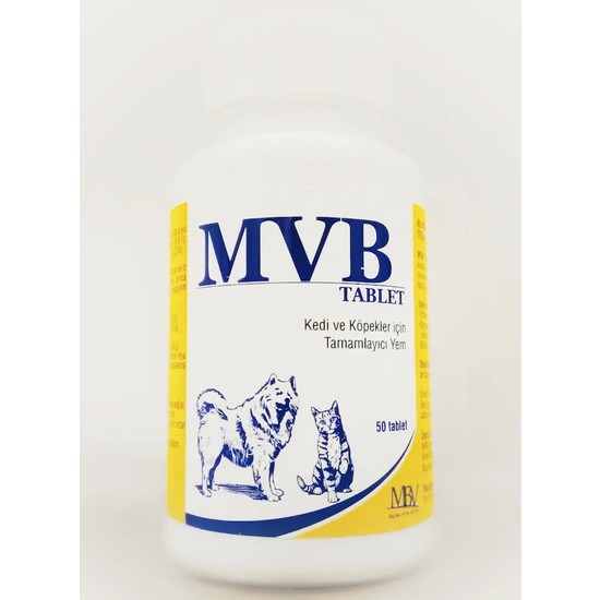 Mvb Köpek İçin Vitamin Mineral 50 Tablet Fiyatı