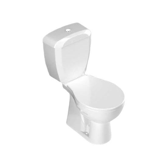 Turavit Polo Kanallı Alttan Çıkışlı Klozet + Rezervuar + Nova Ses Yok Kapak + İç Takım