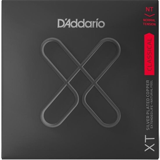 D'Addario XTC45 Klasik Gitar Tel Seti Nylon Core Silver Plated