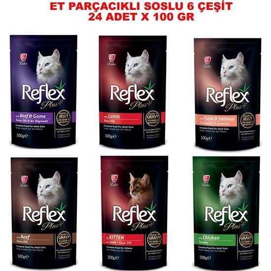 Reflex Plus Gourmet Karışık Pouch Konserve Yaş Kedi Maması Fiyatı