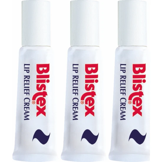 Blistex 3 x Çatlak Dudaklara l - Lip Relief Cream SPF10 6ml