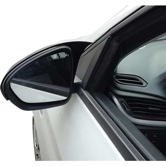 D-Line Fiat Egea 2015 Sonrası Hb, S - Yarasa Ayna Kapağı (P. Black)