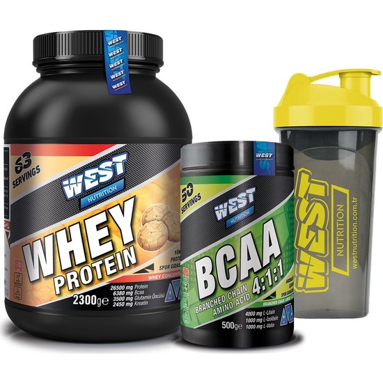 West Nutrition Whey Protein Tozu 2300 Gr + Bcaa 411 Karpuz Fiyatı