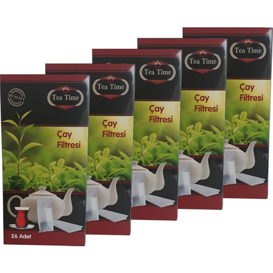 Tea Time Çay Demleme Poşeti Filtresi 20'li Paket 520 Poşet