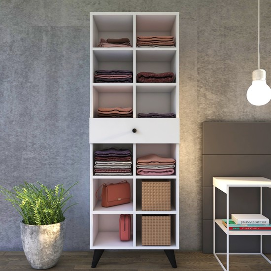 Tocco 1015 Deniz 3 Kapaklı Tek Çekmeceli Çok Amaçlı Dolap Fiyatı