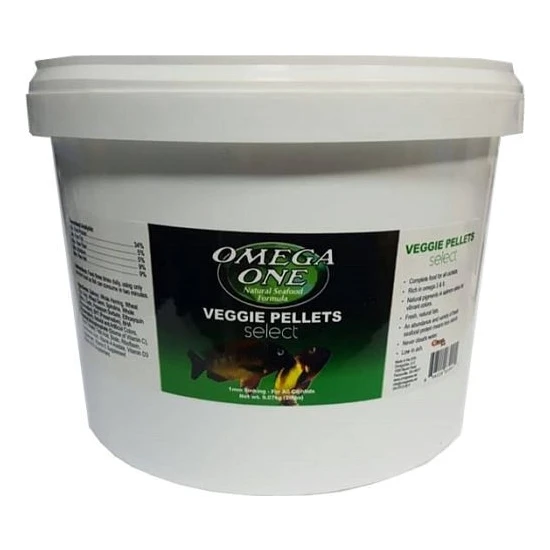 Omega One Veggie Select Pellets 100Gr Açık(Sarımsak Katkılı)