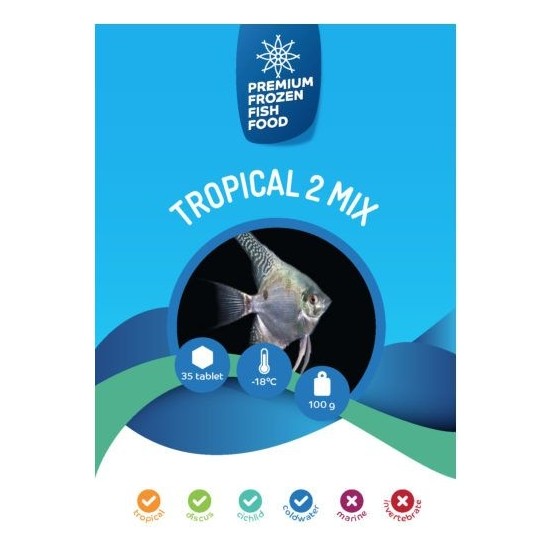Rdm Premium Frozen Fish Food Tropical 2 Mix 100Gr 35Adet Fiyatı