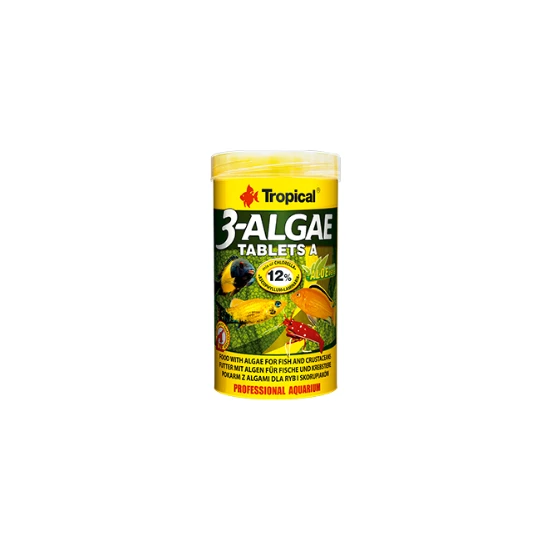 Tropical 3-Algae Tablets A 100Ad Açık