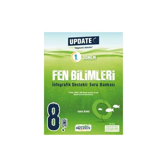 Okyanus 8. Sınıf Update 1. Dönem İnfografik Destekli Fen Bilimleri Soru Bankası