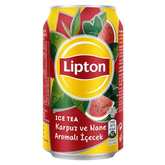 Lipton Ice Tea Karpuz Nane Kutu Içecek 330 ml x 24 Adet
