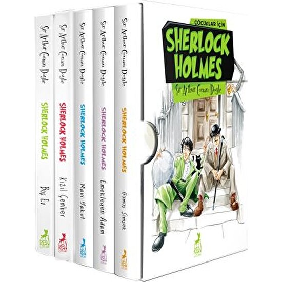 Çocuklar İçin Sherlock Holmes Seti (5 Kitap) - Sir Arthur Conan Doyle