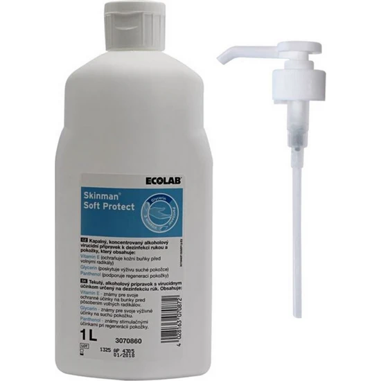 Ecolab Skinman Soft Protect El Dezenfektanı 1 lt + Pompa