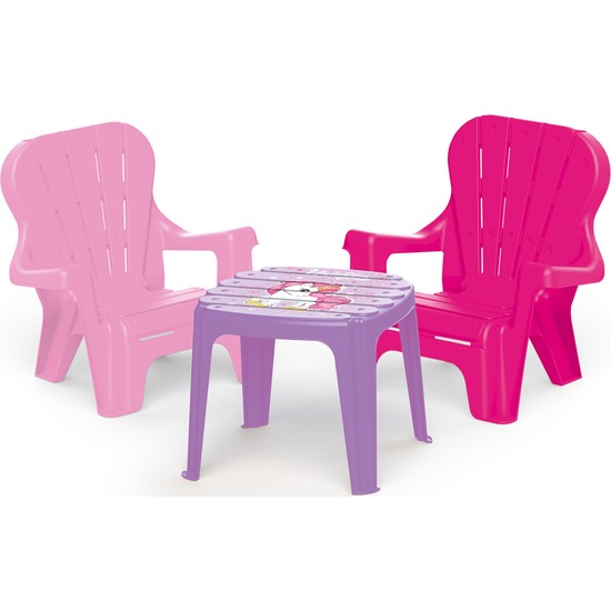 Dolu Unicorn Masa Ve 2�li Sandalye Seti Fiyatı Taksit Seçenekleri