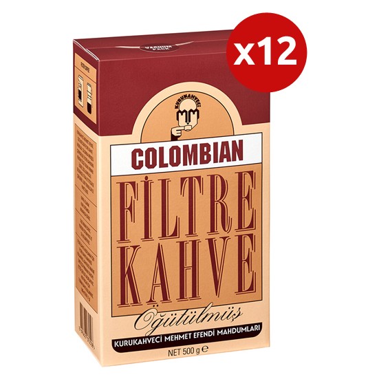 Kuru Kahveci Mehmet Efendi Colombian Filter Kahve 500 gr x Fiyatı