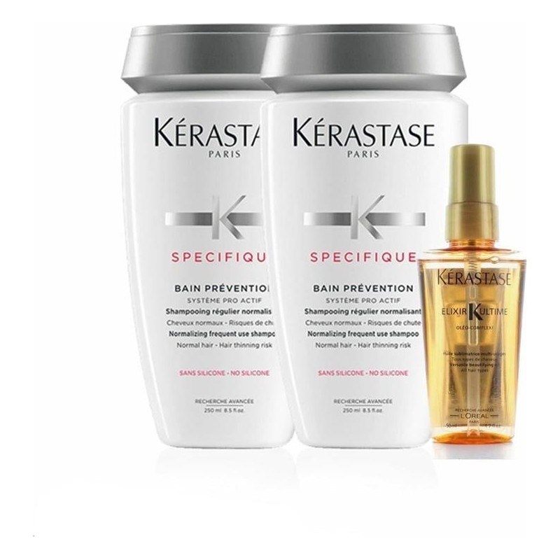 Kerastase Specifique Bain Prevention 250 ml x 2 + Elixir Ultime Besleyici Yağ 50 ml