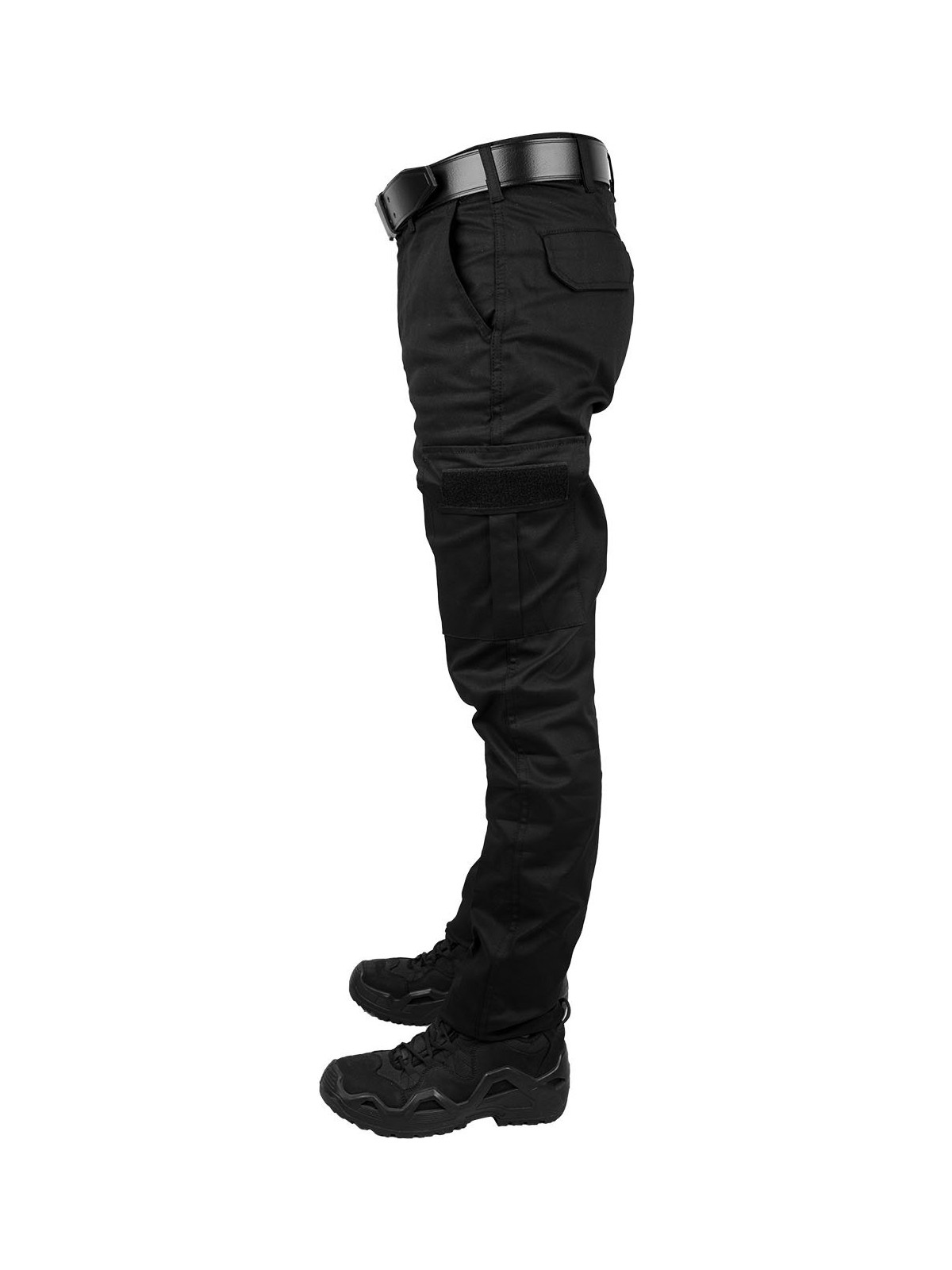 My Tekstil Erkek Kargo Pantolon Siyah Likralı Slimfit Düz Paça