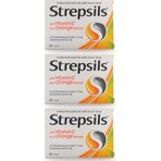 Strepsils Vitamin C Portakal Aromalı 24 Adet X3 Adet