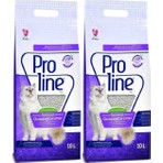 Pro Line Pomizmirstore Pro Line Lavanta Kokulu Bentonit Kedi Kumu 10 Lt x 2 Adet