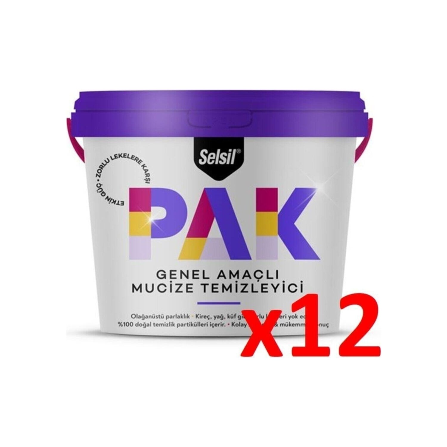 Selsil Pak Genel Amaçlı Mucize Temizleyici 500 Gr. X12 Adet Fiyatı