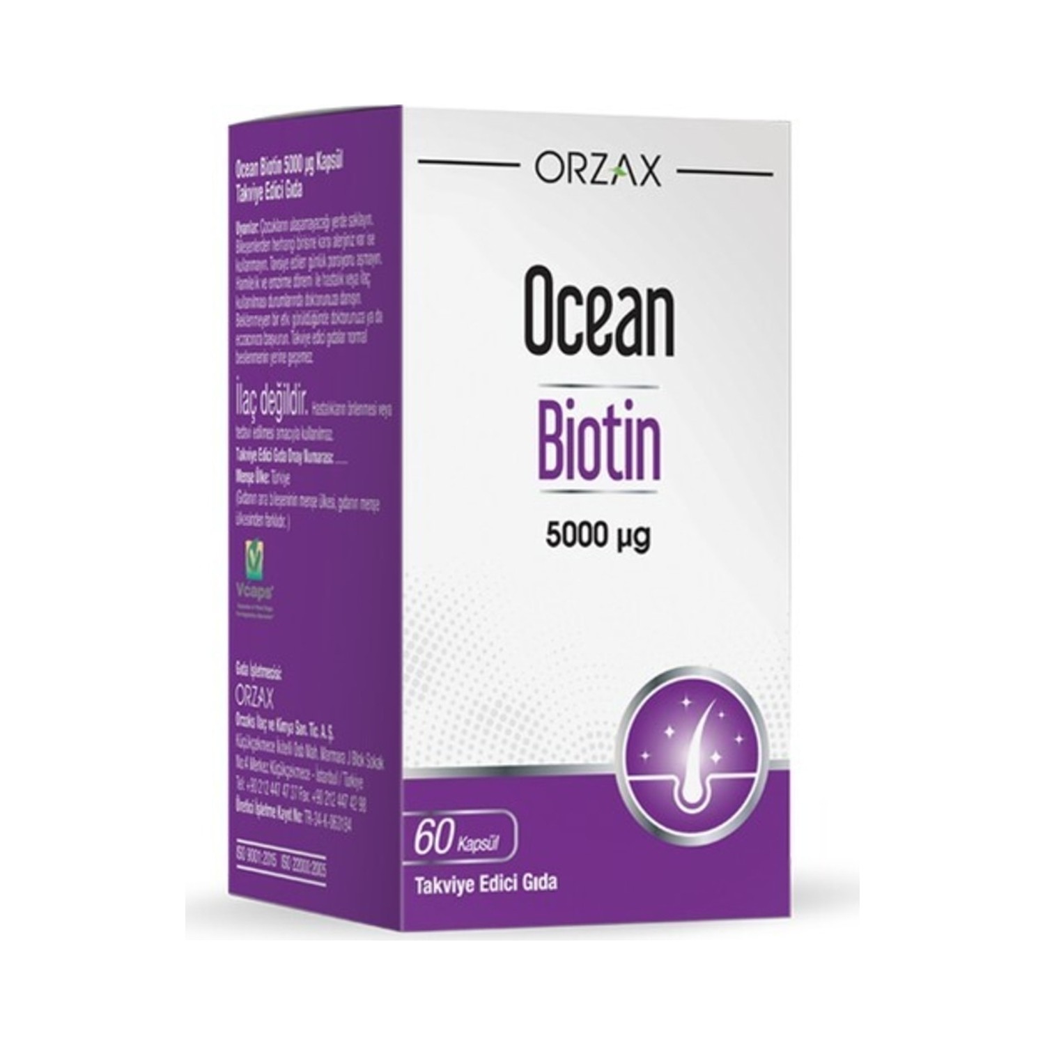Ocean Orzax Ocean Biotin 5000 Mcg 60 Kapsül Fiyatı