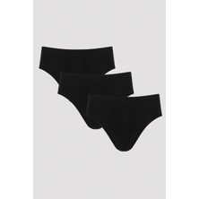 Basic Tape Siyah 3'lü Slip Külot