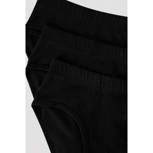 Basic Tape Siyah 3'lü Slip Külot
