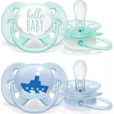 Philips Avent Ultra Soft Emzik 0-6 Ay Erkek