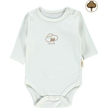 Civil Baby Bebek Organik Çıtçıtlı Badi 0-18 Ay Ekru