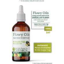 Flowy Oils Avokado Yağı %100 Doğal Bitkisel Sabit Yağ Avacado Oil 100ML