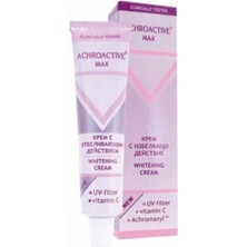 Achromin 2 Adet Achroactive Max ve Beyazlaştırıcı Krem 45 ml