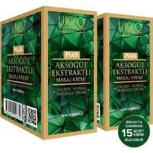 Ukko Cosmetics 2 Adet Aksöğüt Ekstraktlı  Masaj Kremi Plus - Snap Sachet - Orijinal Ürün