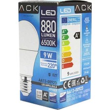 Ack 9W 6'lı LED Ampul - Beyaz Işık