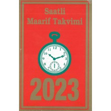 Saatli Maarif 2023 Yılı Küçük Boy Saatli Maarif Takvimi