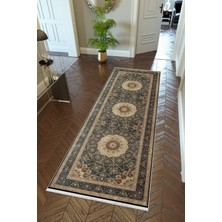 10 Post Onlineyolluk Koridor Çok Renkli Dijital Baskı Kaymaz Yuvarlak Oval Kesme Ince Yıkanabilir Halı