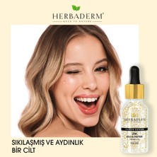 Herbaderm Süper Serum (24K Gold&Peptide Matrixyl %2) Mimik ve Kaz Ayağı Karşıtı 30 Ml