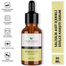 Herbaderm Süper Serum Beta Solution (Salisilik Asit %2) Sivilce Karşıtı 30 Ml