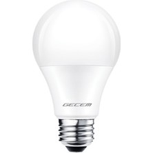 Gecem Led Ampul 9W %85 Enerji Tasarruf Beyaz Işık