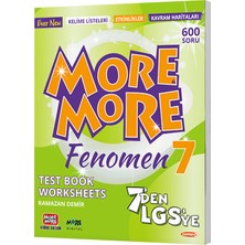 Kurmay Yayınları 7.Sınıf Fenomen Test Book Worksheets