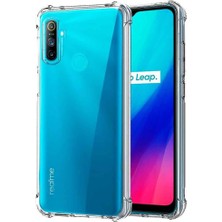 Realme C3 Shock Absorbing Darbe Emicili Şeffaf Silikon Kılıf
