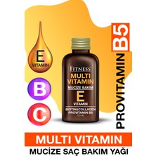 Fitness Professional Acil Onarıcı Mucize Bakım E Vitamini Biotin Collagen Provitamin B5 Multivitamin Saç Bakım Kürü 10 ml