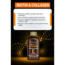 Fitness Professional Acil Onarıcı Mucize Bakım E Vitamini Biotin Collagen Provitamin B5 Multivitamin Saç Bakım Kürü 10 ml