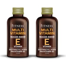 Fitness Professional Acil Onarıcı Mucize Bakım E Vitamini Biotin Collagen Provitamin B5 Multivitamin Saç Bakım Kürü x 2