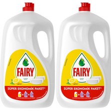 Fairy 5200   ml ( 2 x 2600  ml) 'limon Sıvı Bulaşık Deterjanı