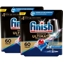 Finish Quantum Ultimate 120 Kapsül  Bulaşık Makinesi Deterjanı Tableti (60X2)