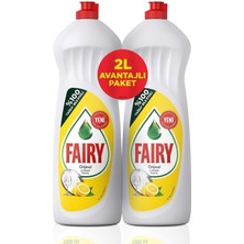 Fairy 2'li 'limon Sıvı Bulaşık Deterjanı 1000   ml